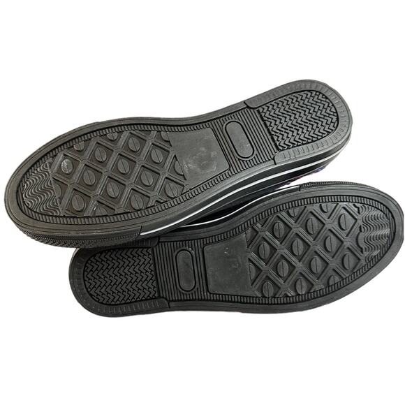 purple tie dye with unicorn high top lace up sneaker. Size women’s 10 - Picture 2 of 9